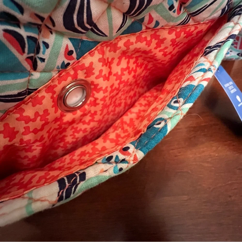 VERA BRADLEY GO FISH iconic RFID little hipster crrossbody, signature cotton NWT